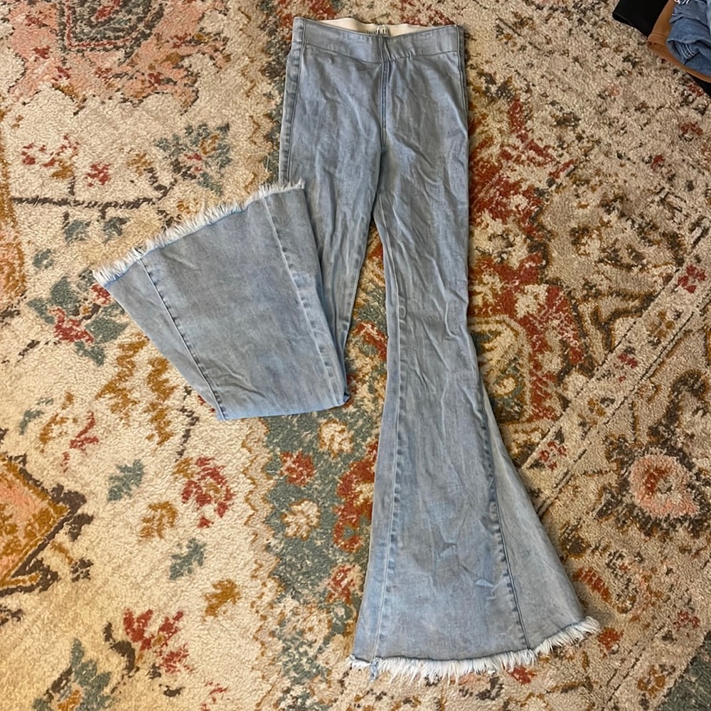 Blank Paige Bell Bottoms